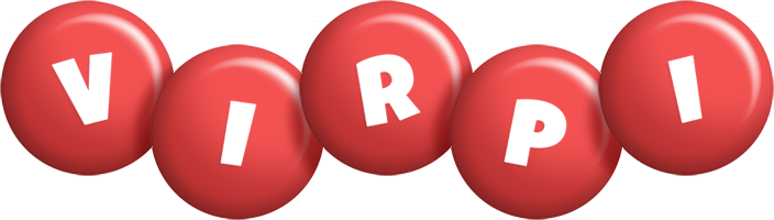 Virpi candy-red logo