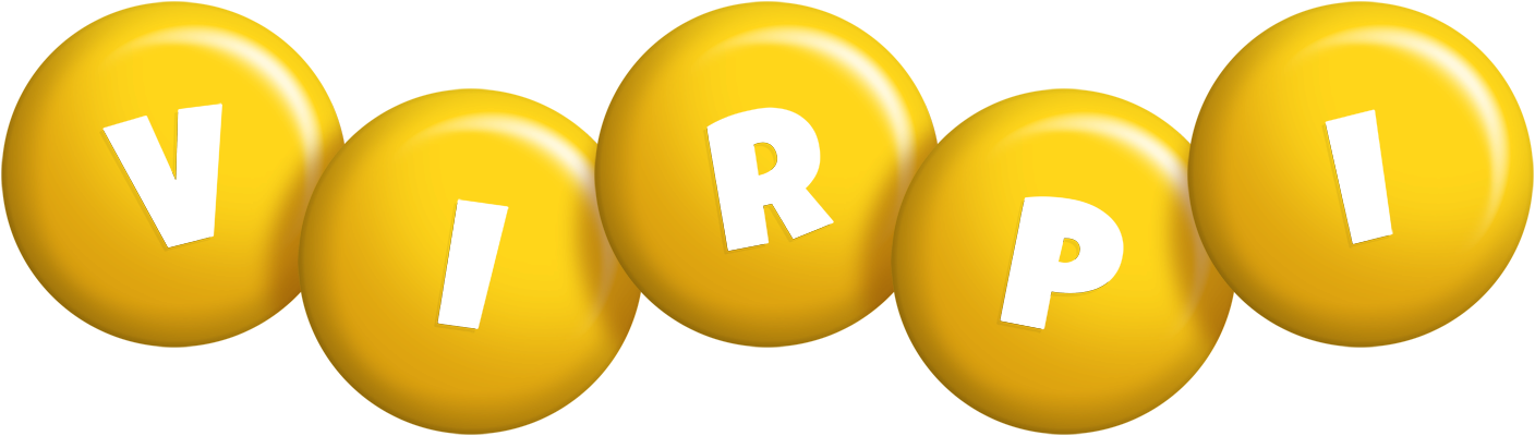 Virpi candy-yellow logo