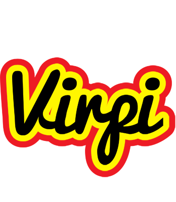 Virpi flaming logo