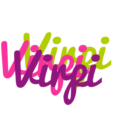 Virpi flowers logo