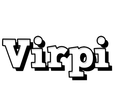 Virpi snowing logo