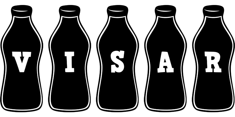 Visar bottle logo