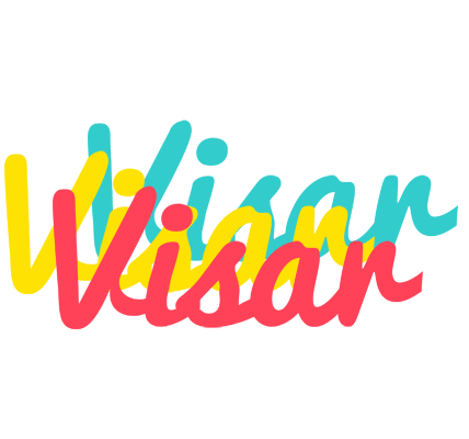 Visar disco logo