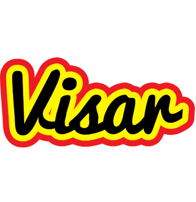Visar flaming logo