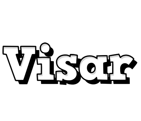 Visar snowing logo