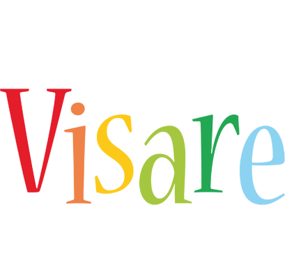 Visare birthday logo
