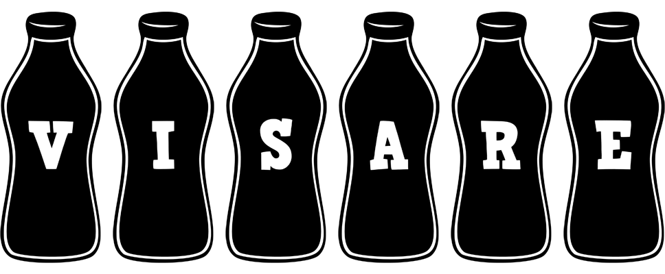 Visare bottle logo