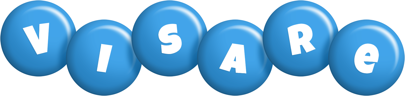 Visare candy-blue logo