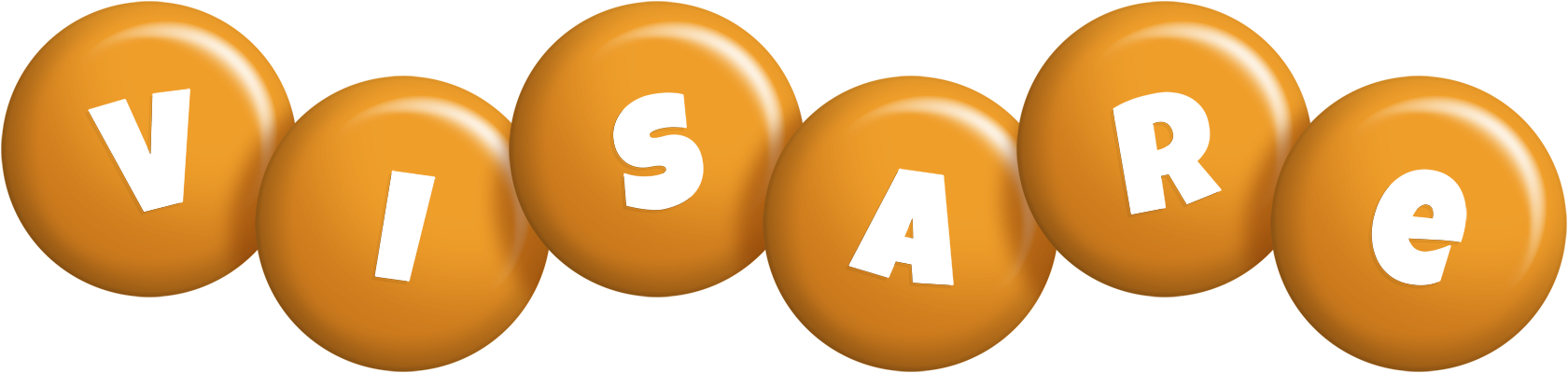 Visare candy-orange logo