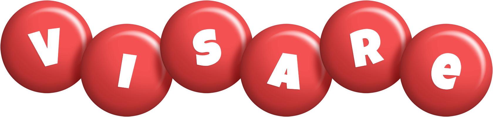 Visare candy-red logo