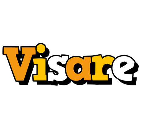 Visare cartoon logo