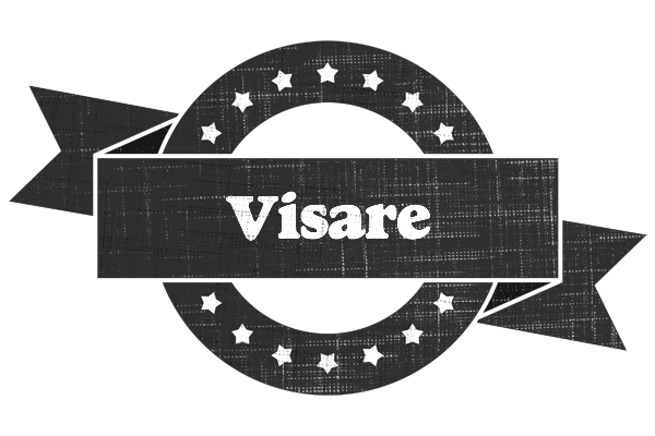 Visare grunge logo