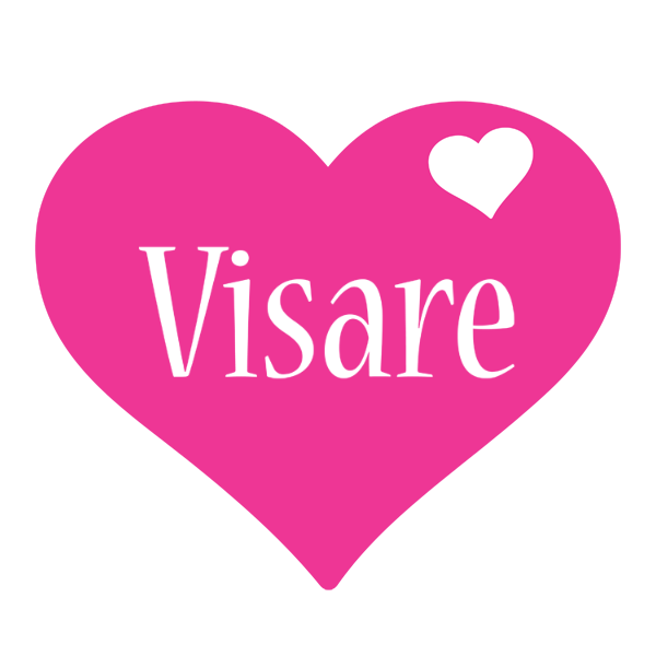 Visare love-heart logo