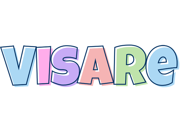 Visare pastel logo