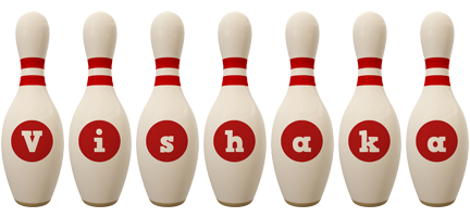 Vishaka bowling-pin logo