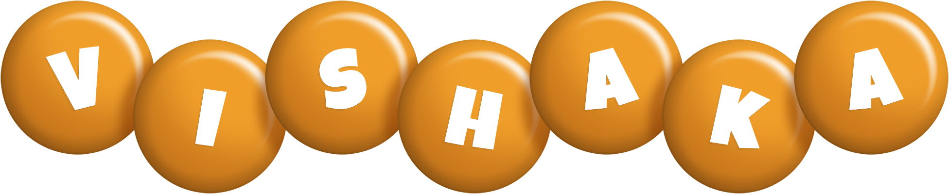 Vishaka candy-orange logo