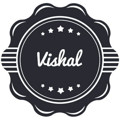 Vishal badge logo