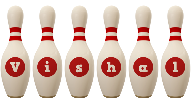 Vishal bowling-pin logo