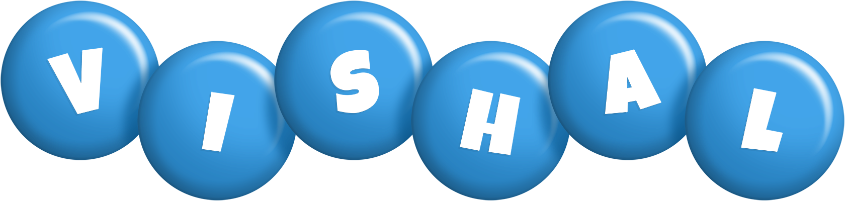 Vishal candy-blue logo