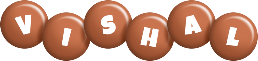 Vishal candy-brown logo