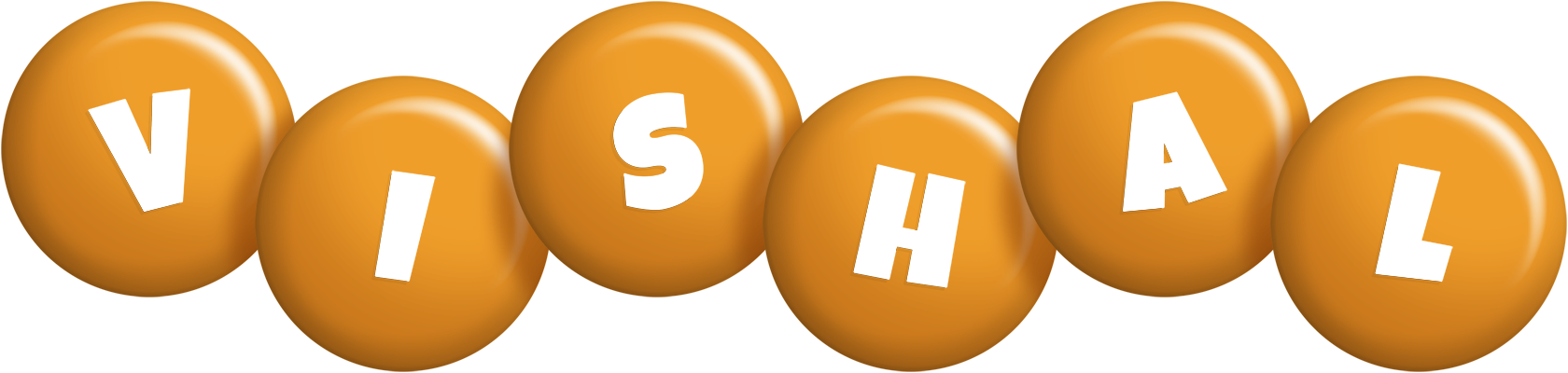 Vishal candy-orange logo
