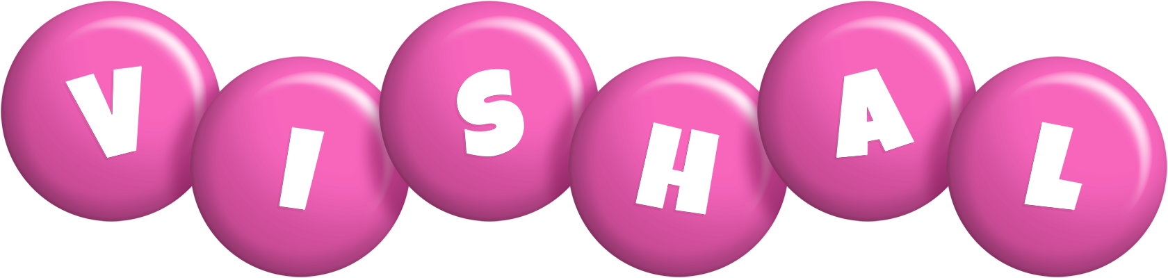 Vishal candy-pink logo