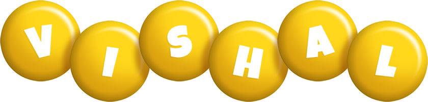 Vishal candy-yellow logo