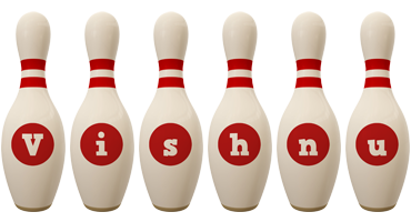 Vishnu bowling-pin logo
