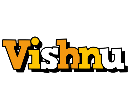 Vishnu cartoon logo