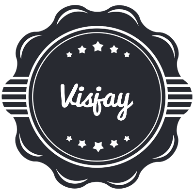 Visjay badge logo