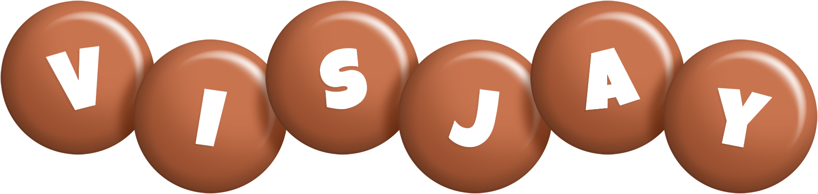 Visjay candy-brown logo