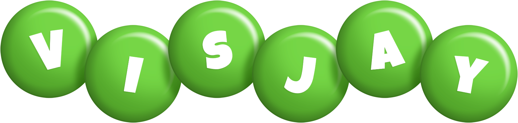 Visjay candy-green logo