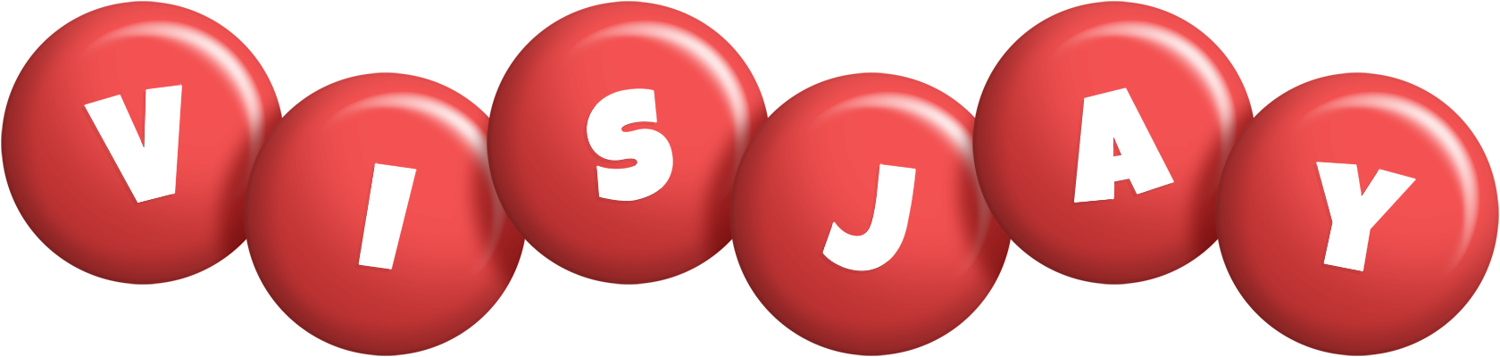 Visjay candy-red logo