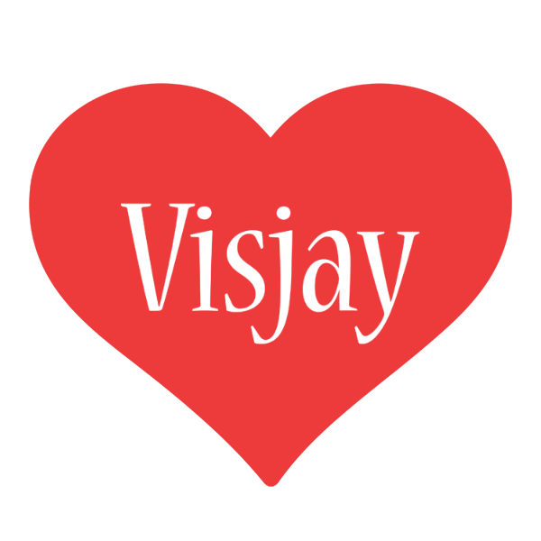 Visjay love logo