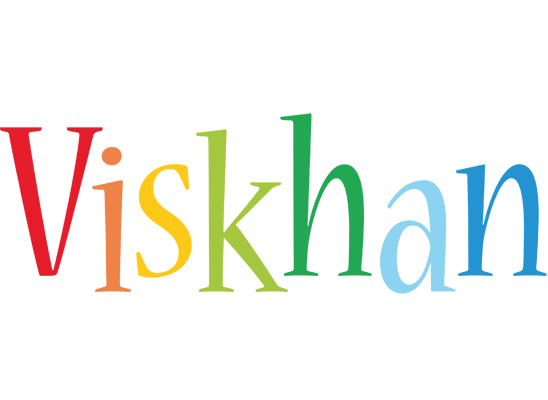 Viskhan birthday logo