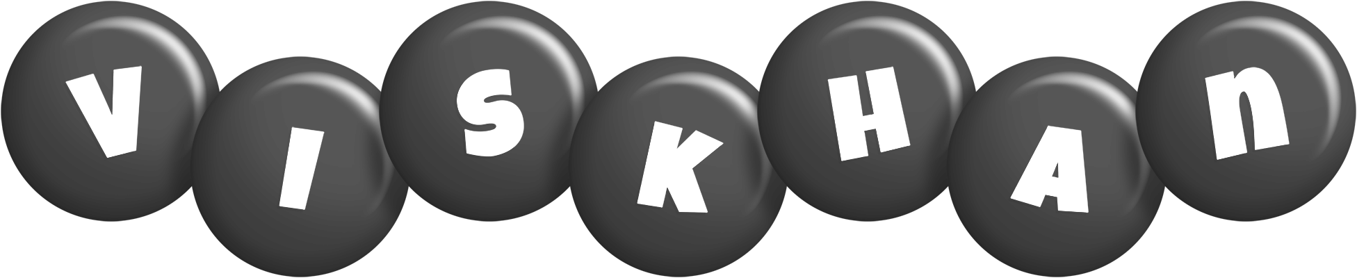 Viskhan candy-black logo