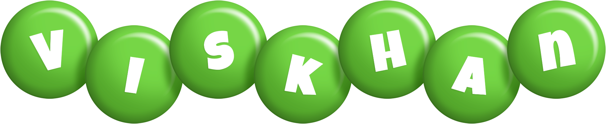 Viskhan candy-green logo