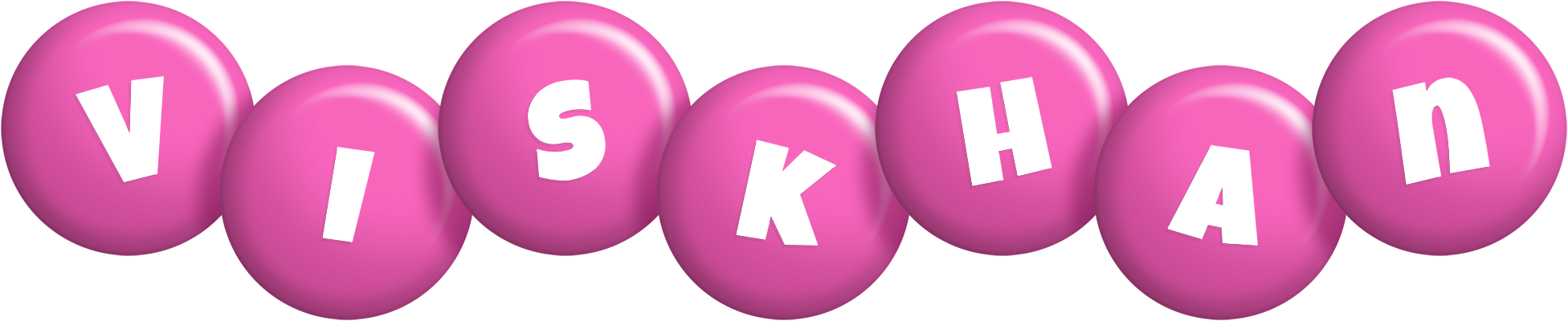 Viskhan candy-pink logo