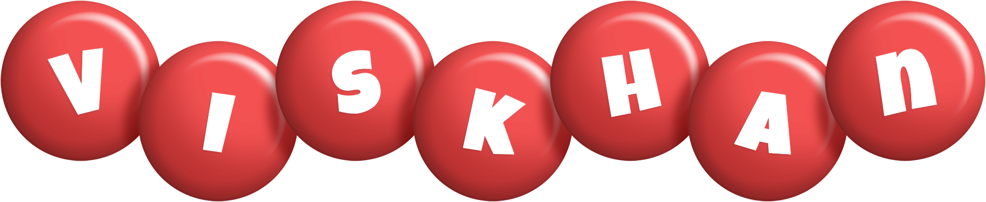 Viskhan candy-red logo