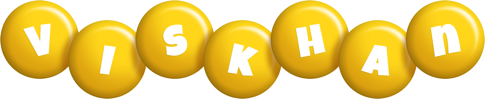 Viskhan candy-yellow logo