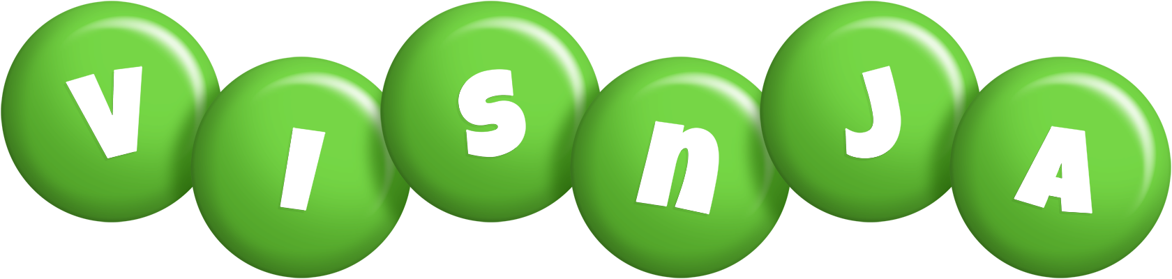 Visnja candy-green logo