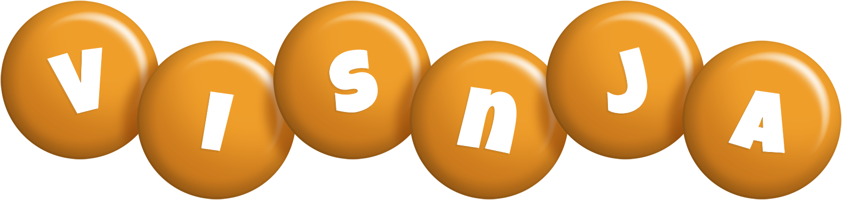 Visnja candy-orange logo