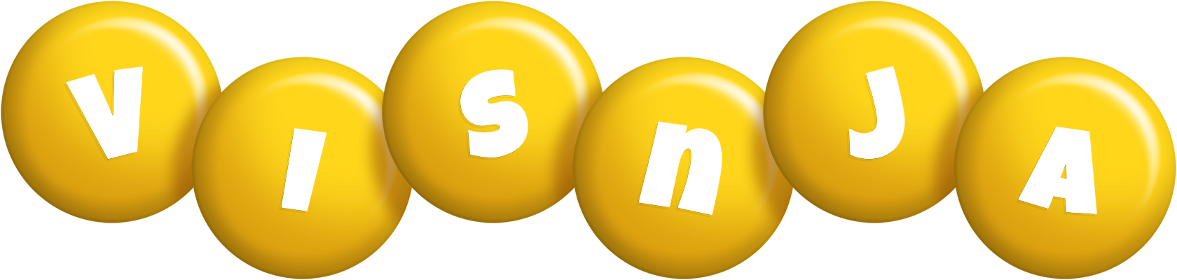 Visnja candy-yellow logo