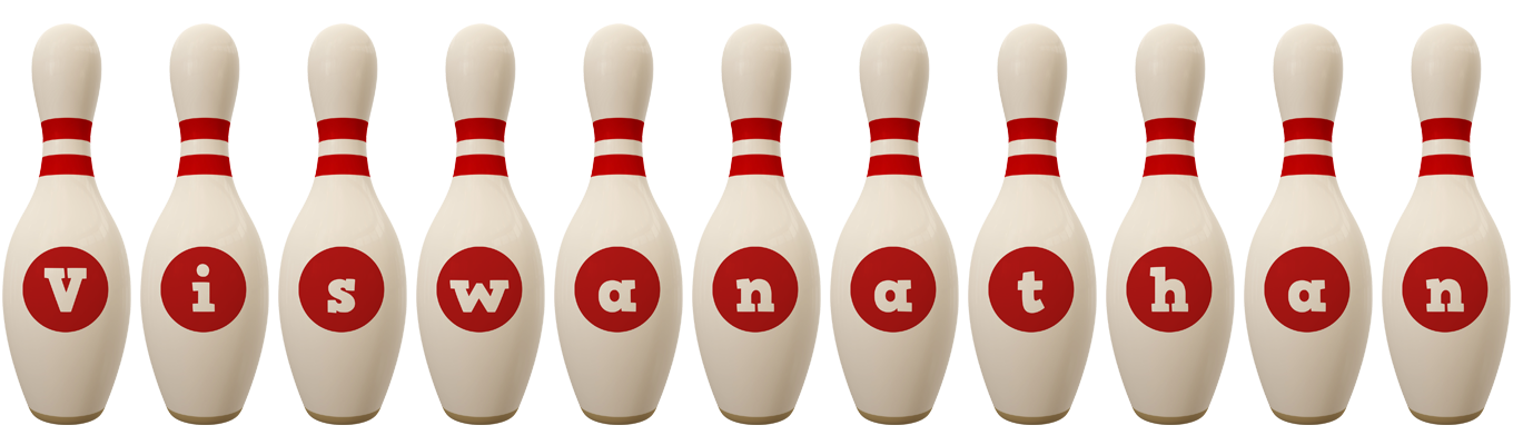 Viswanathan bowling-pin logo