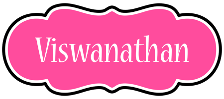 Viswanathan invitation logo