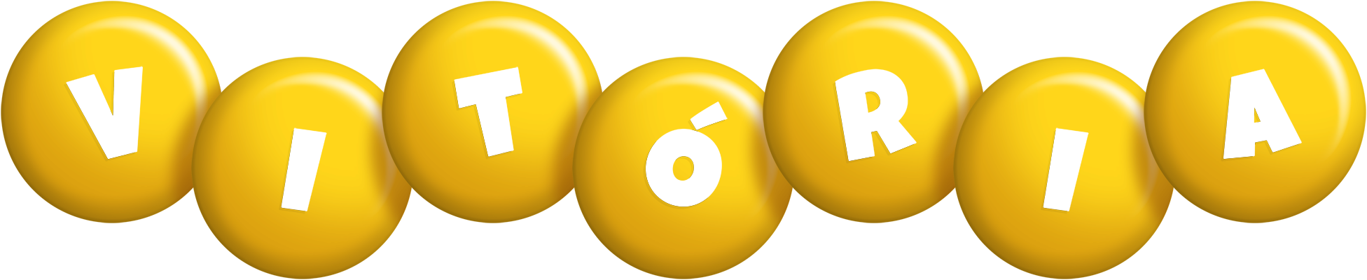 Vitória candy-yellow logo