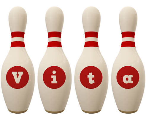 Vita bowling-pin logo