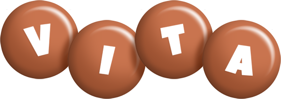 Vita candy-brown logo