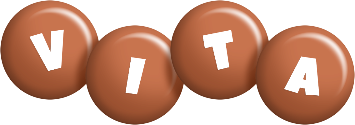 Vita candy-brown logo