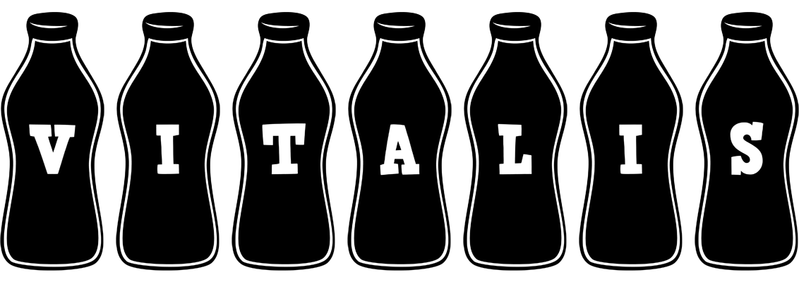 Vitalis bottle logo